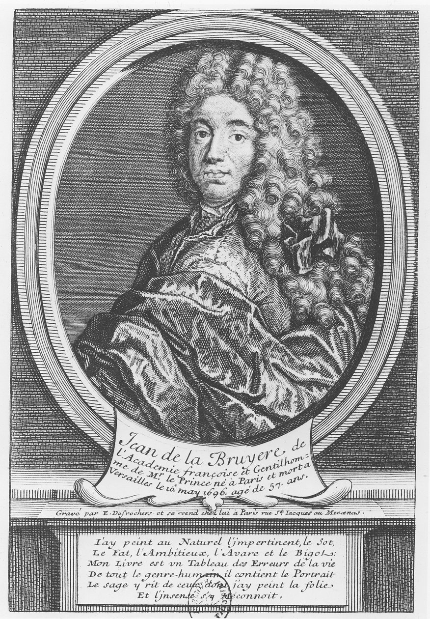 Portrait de Jean de La Bruyère - Etienne Jehandier Desrochers
