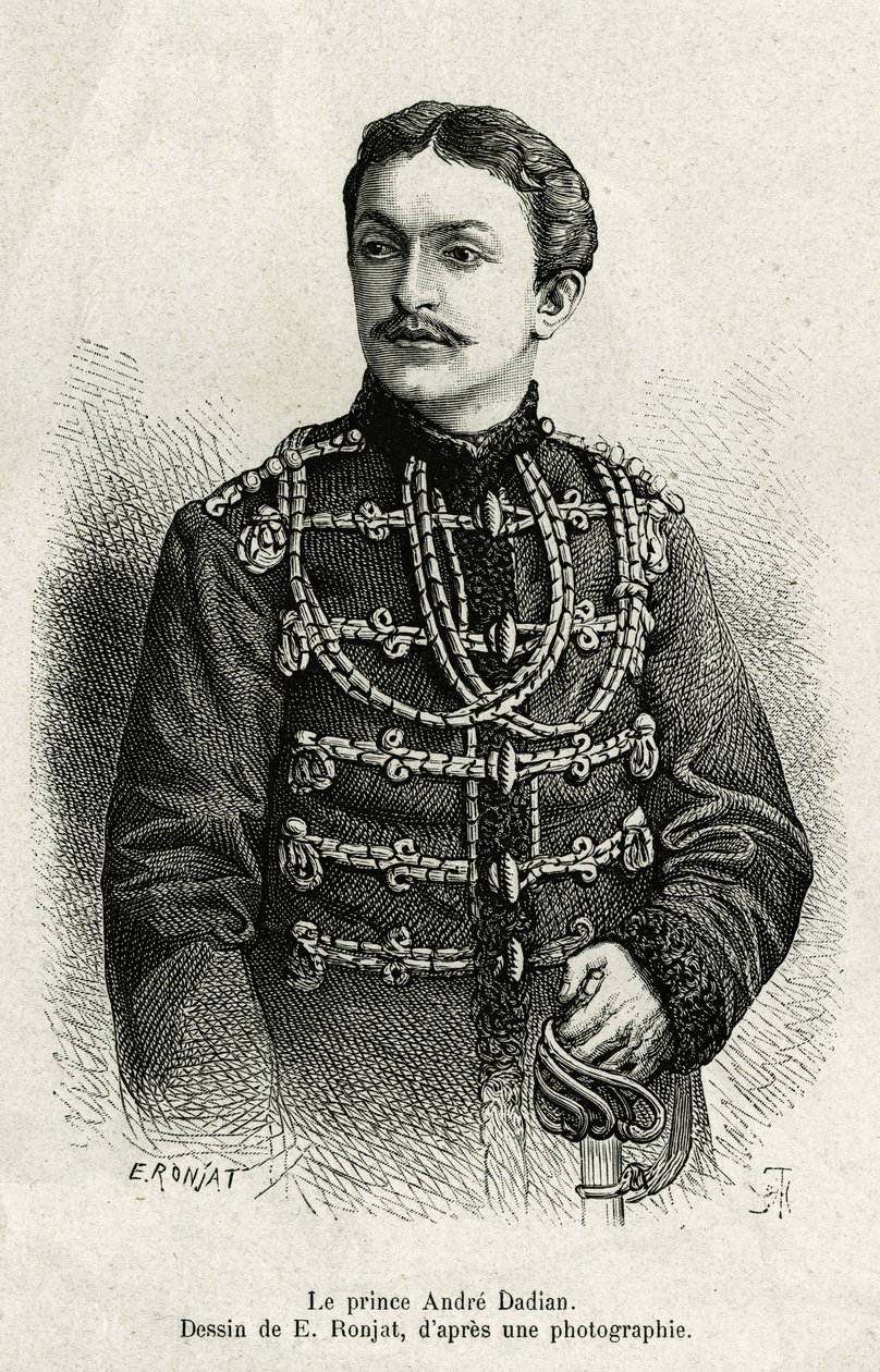 Prince André Dadian de Mingrélie (1850-1910), général de l