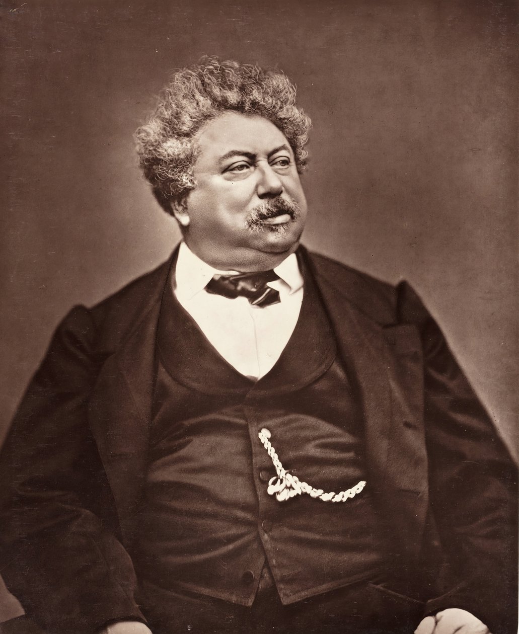 Alexandre Dumas, romancier et dramaturge français, 1802-1870, vers 1876 - Etienne Carjat
