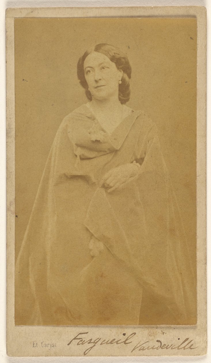 Anais Fargueil, Vaudeville - Etienne Carjat