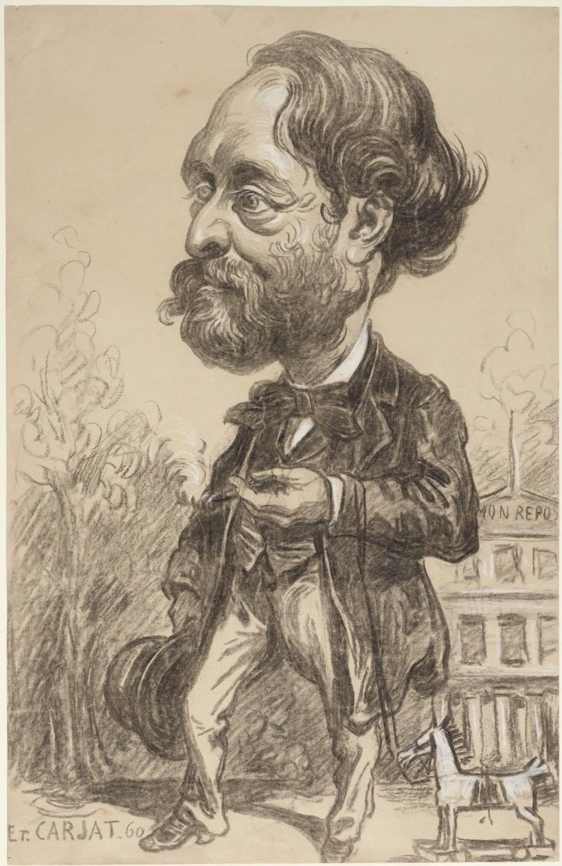 Caricature de Gustave Perdonnet - Etienne Carjat