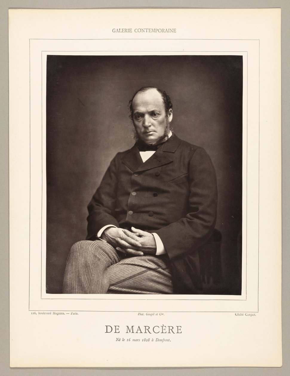 Émile Deshayes de Marère (homme politique français, 1828-1918) - Etienne Carjat