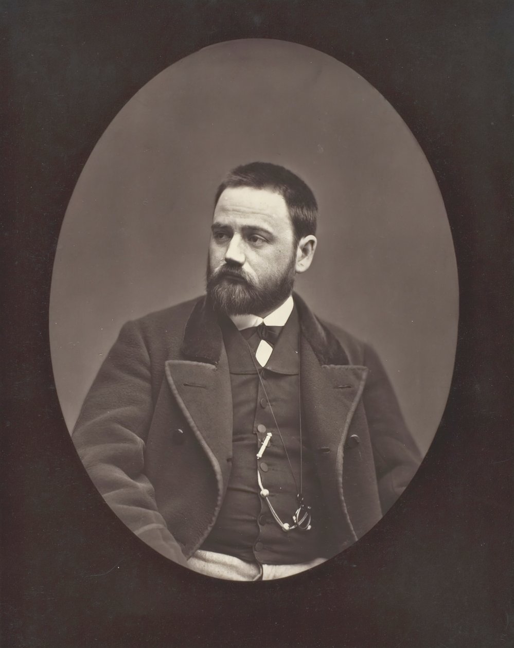 Émile Zola, romancier, dramaturge et journaliste français, 1840-1902, vers 1876 - Etienne Carjat