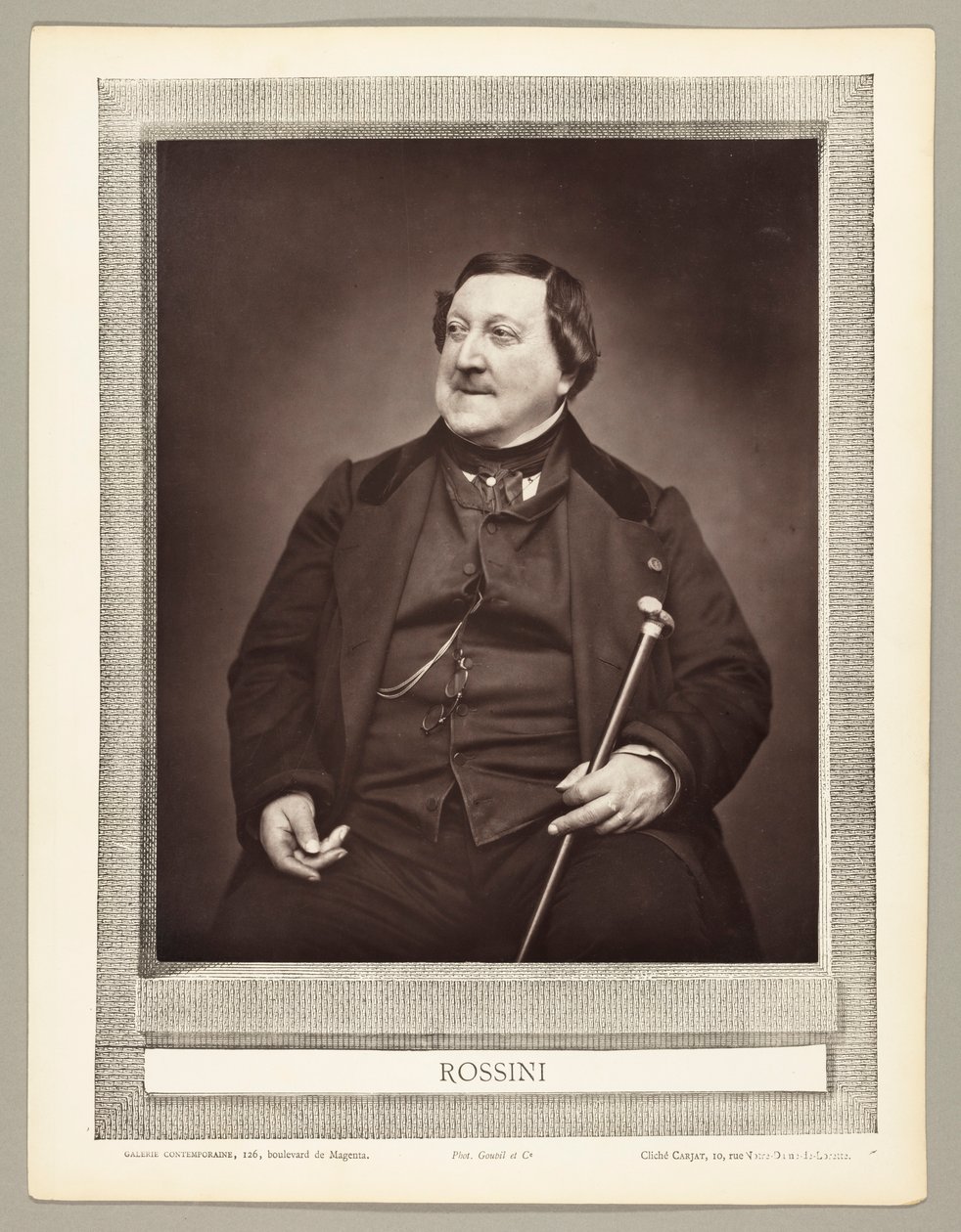 Gioachino Antonio Rossini (compositeur italien, 1792-1868) - Etienne Carjat