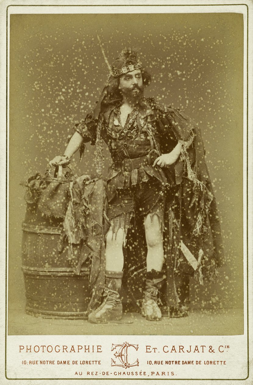 Mortimer dans le rôle du roi des truands - Etienne Carjat