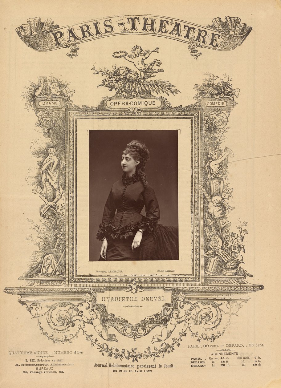 Théâtre de Paris : Hyacinthe Derval - Etienne Carjat