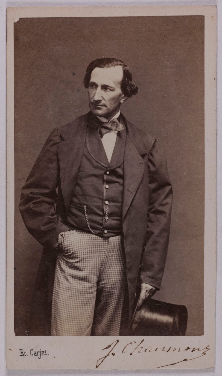 Portrait de Jules Chaumont (-1866), (acteur) - Etienne Carjat