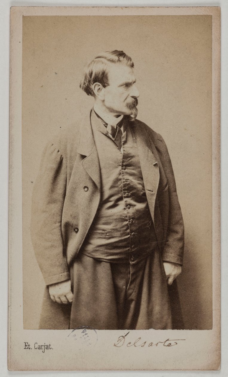 Portrait of François Delsarte, c.1870-90 (albumen print) - Etienne Carjat