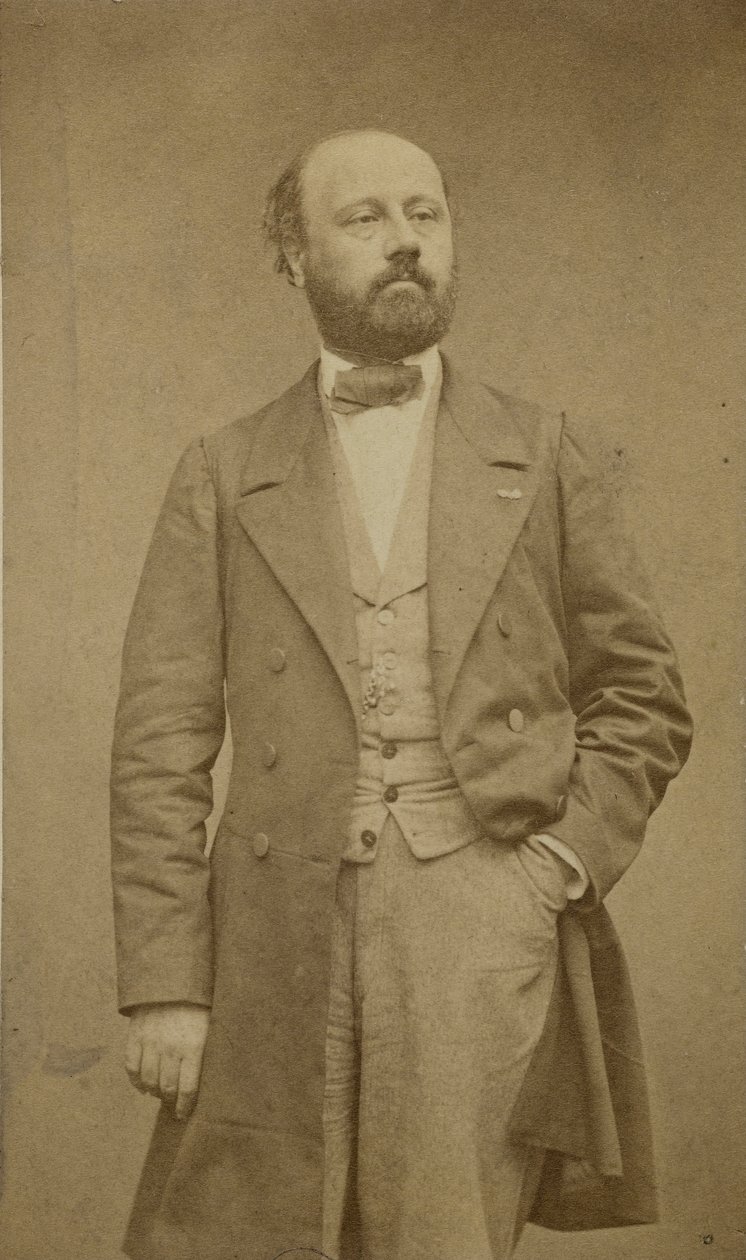 Portrait du compositeur François Bazin 1816-1878, vers 1760 - Etienne Carjat