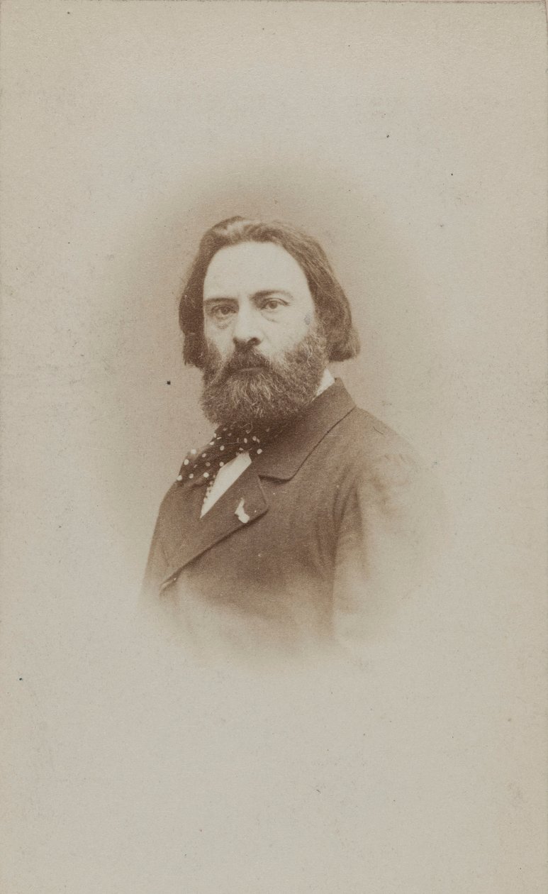 Portrait du pianiste et compositeur Émile Prudent 1817-1863, vers 1860 - Etienne Carjat