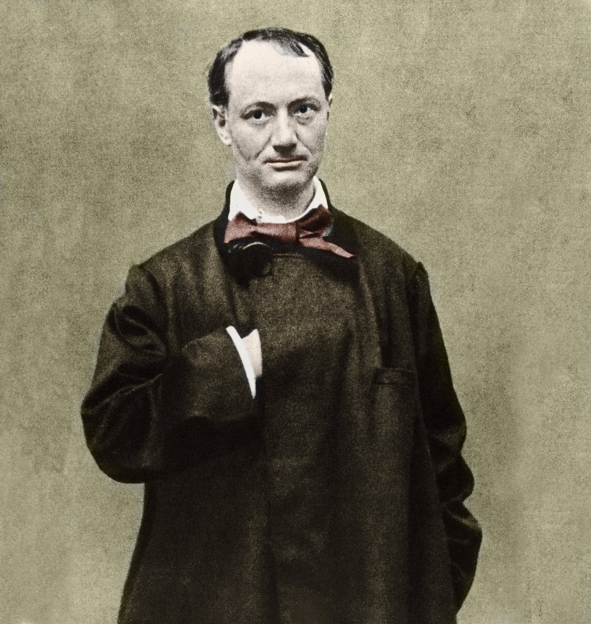 Portrait du poète Charles Baudelaire (1821-1867). - Etienne Carjat