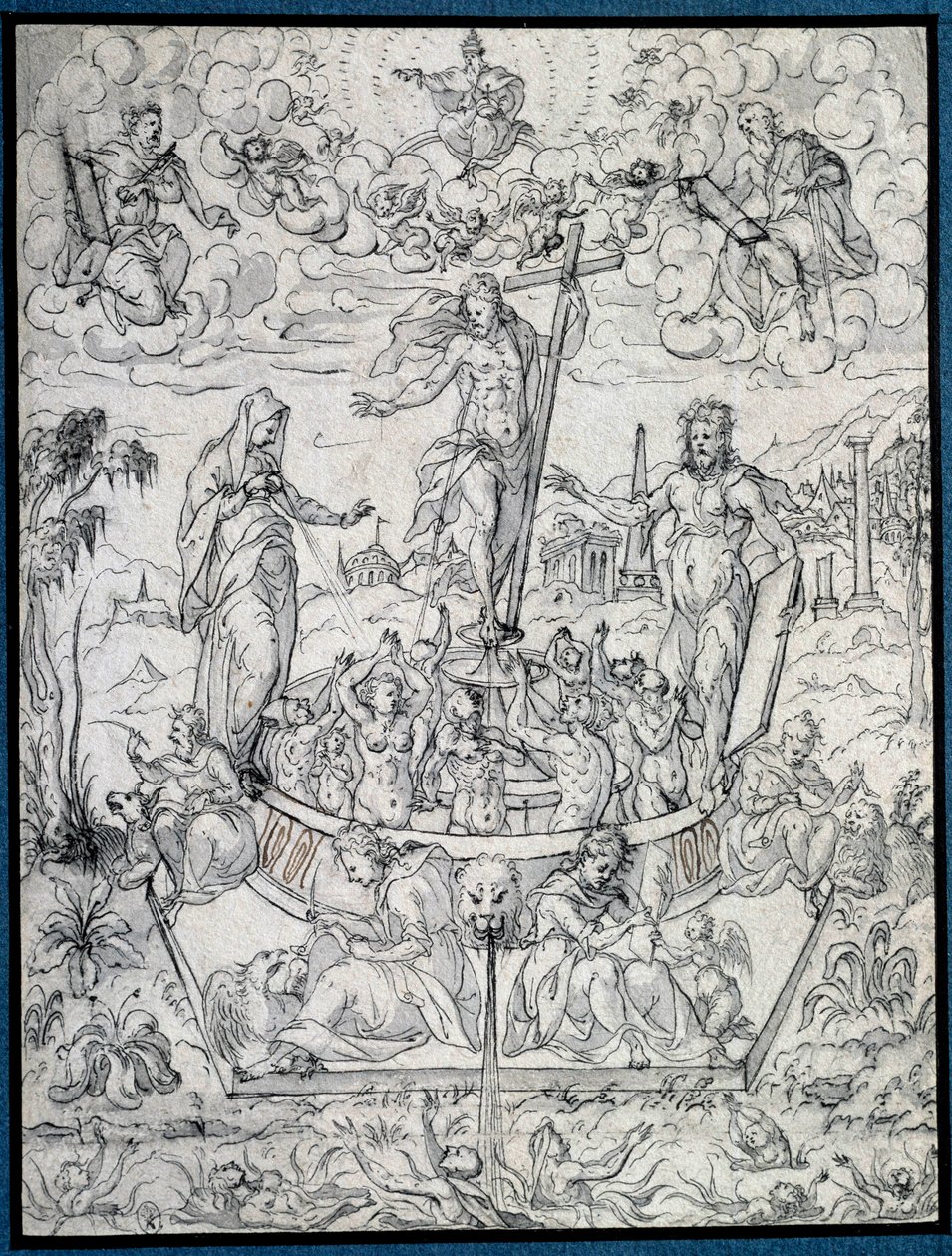 Allégorie de la religion. Dessin d