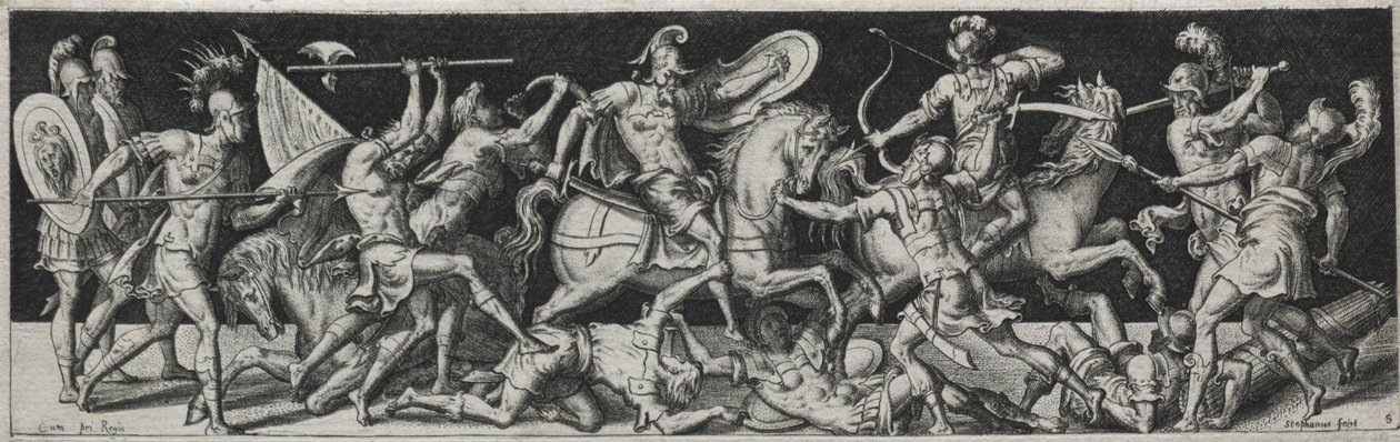 Combats et triomphes, probablement années 1560 - Etienne Delaune