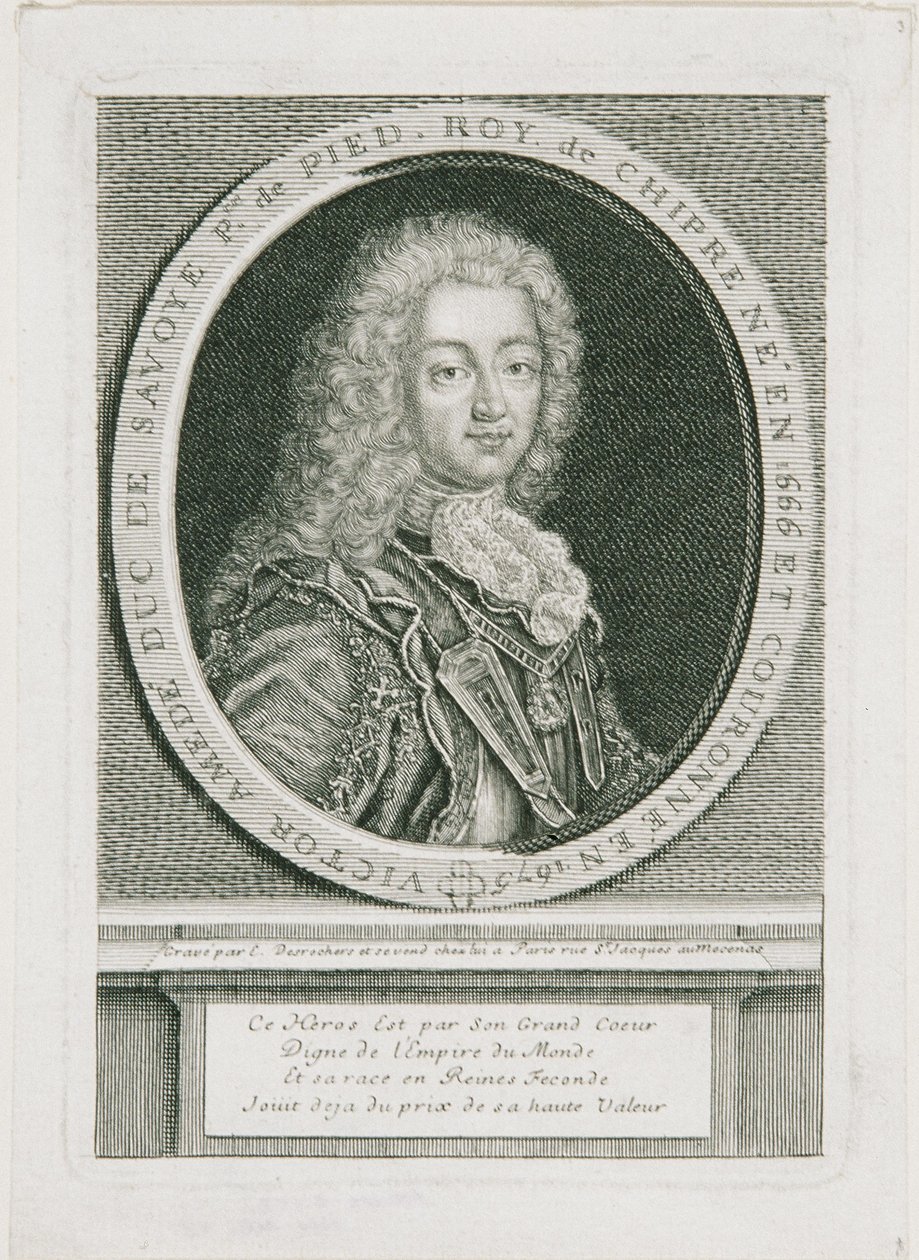 Victor-Amédée II, duc de Savoie, roi de Sicile et premier roi de Piémont-Sardaigne - Etienne Desrochers