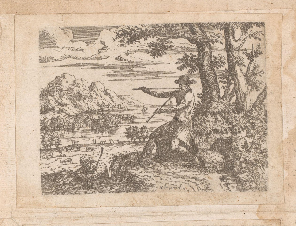 Paysage avec Mercure et Argus - Etienne Duperac