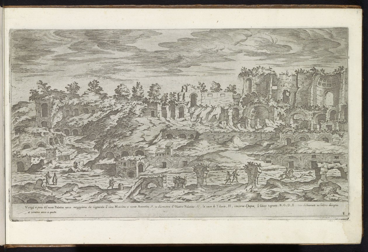 Palatin à Rome - Etienne Duperac