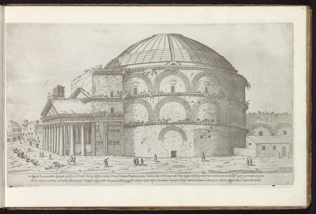 Panthéon à Rome - Etienne Duperac
