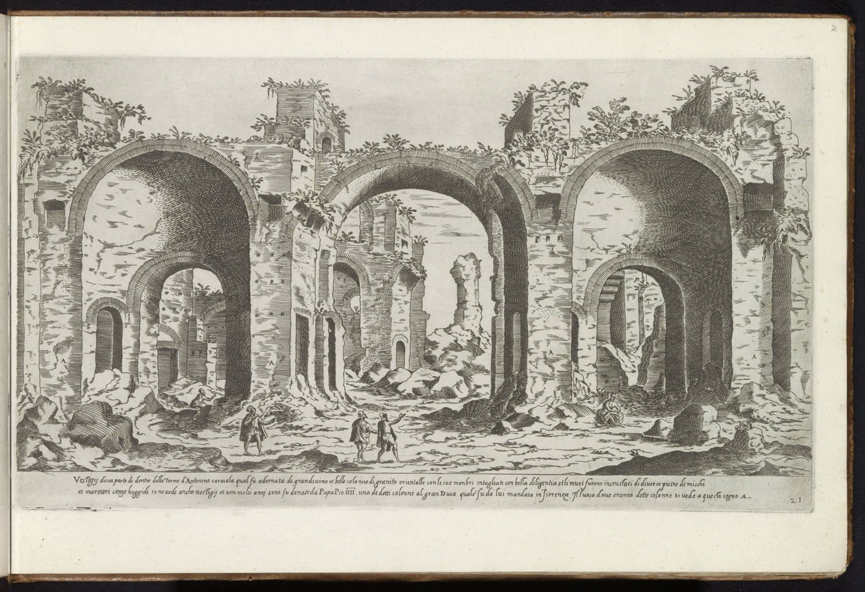 Ruines des Thermes de Caracalla à Rome - Etienne Duperac