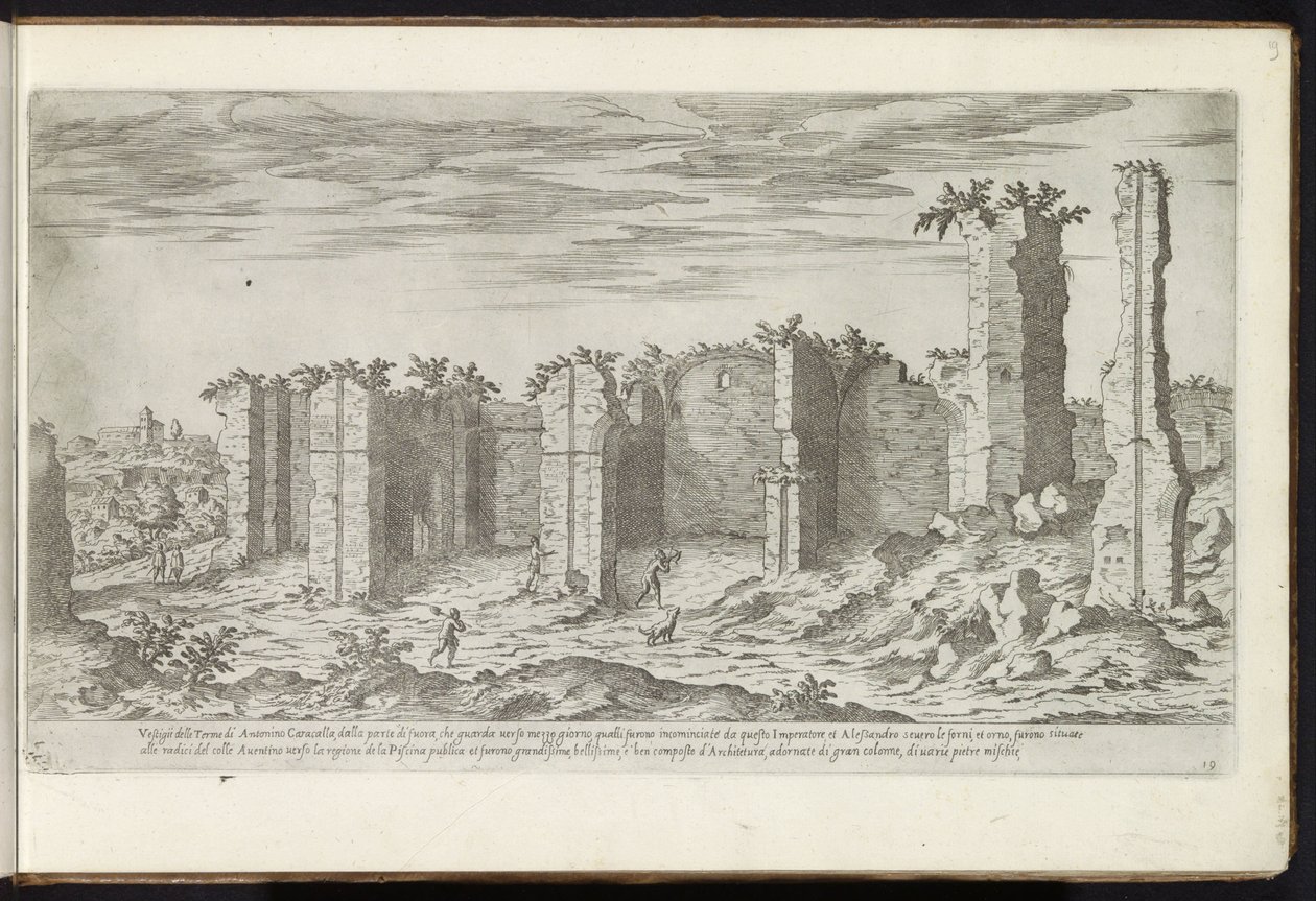 Ruines des Thermes de Caracalla à Rome (Bouwwerken uit de oudheid) - Etienne Duperac