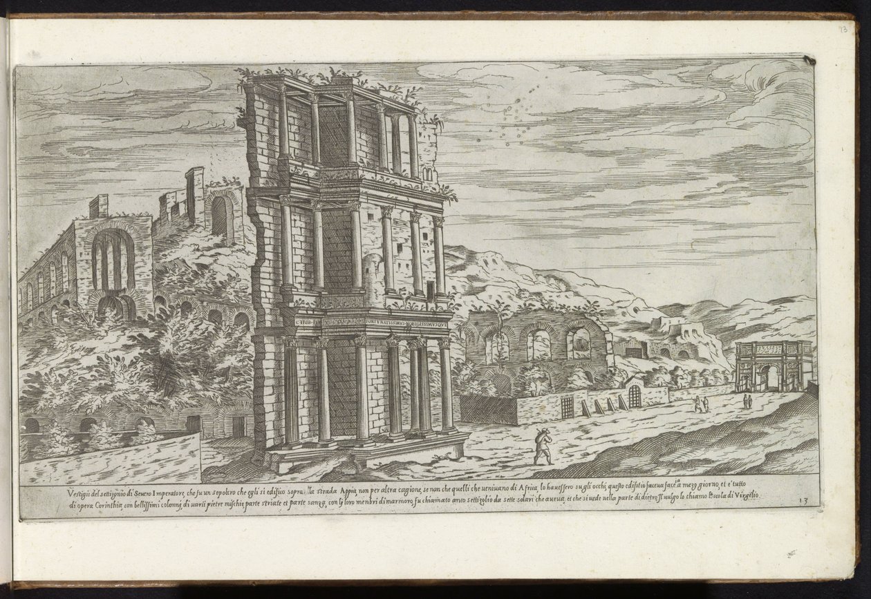 Septizonium à Rome - Etienne Duperac