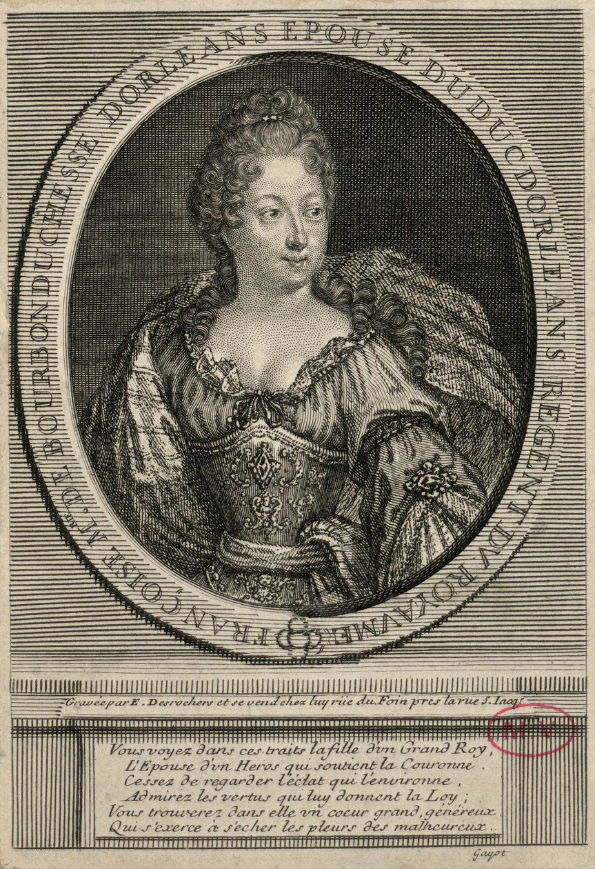 Françoise-Marie de Bourbon par Desrochers, Etienne Jahandier, - Etienne Jehandier Desrochers