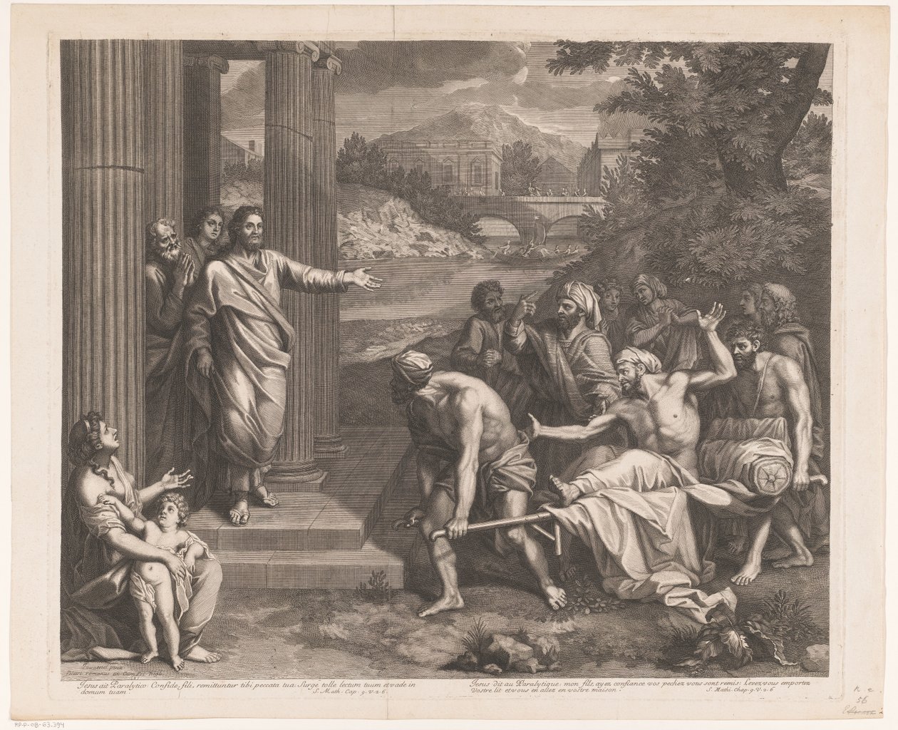 Christ guérissant le paralytique - Etienne Picart