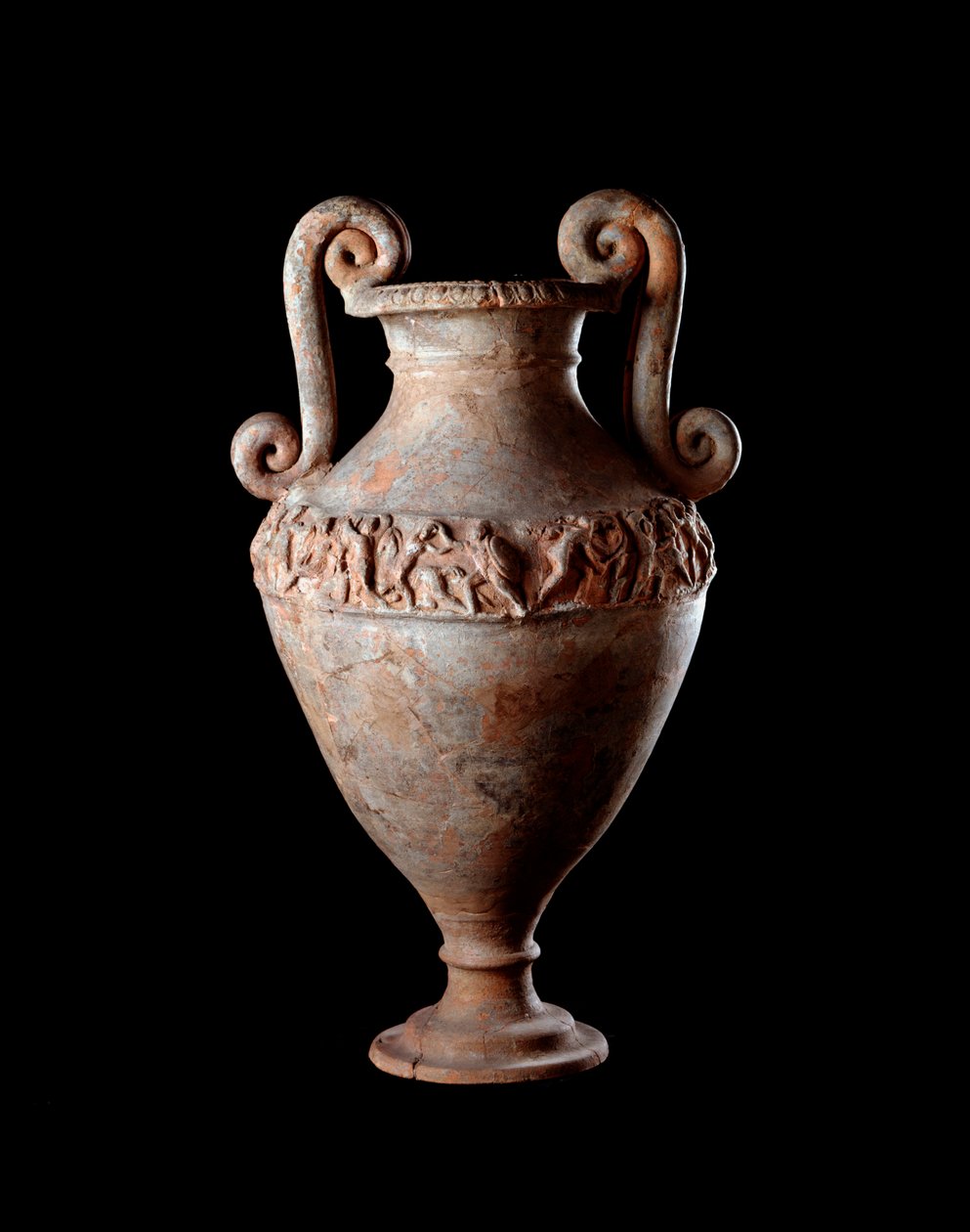 Civilisation étrusque : amphore en terre cuite d