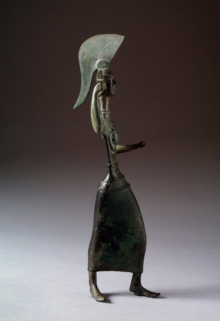 La déesse étrusque Menerva (Menrva) - Sculpture en bronze, 440-420 av. J.-C. - Etruscan