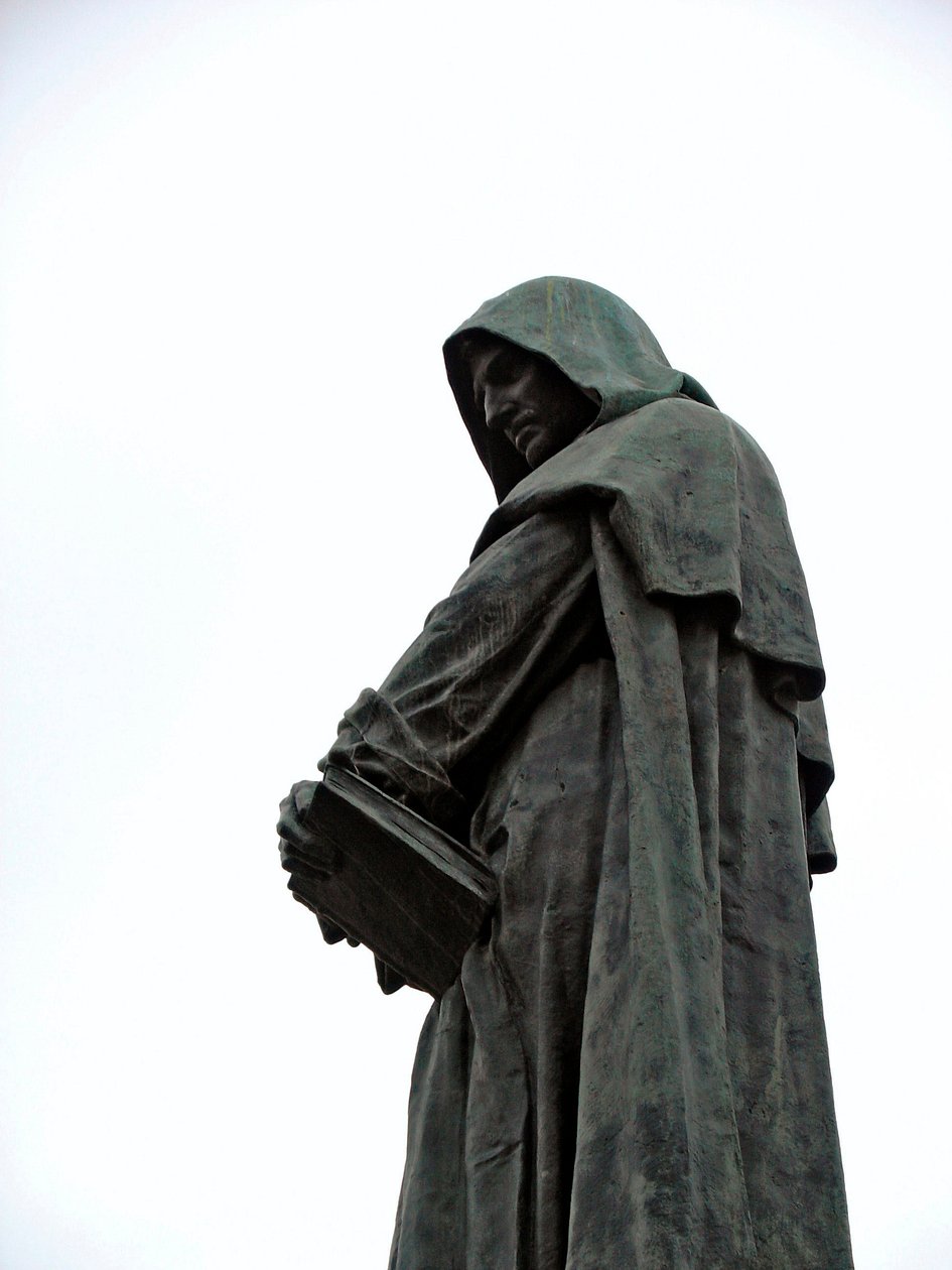 Monument à Giordano Bruno (1548-1600) philosophe dominicain et frère. Sculpture par Ettore Ferrari (1889) Campo dei Fiori, Rome - Ettore Ferrari
