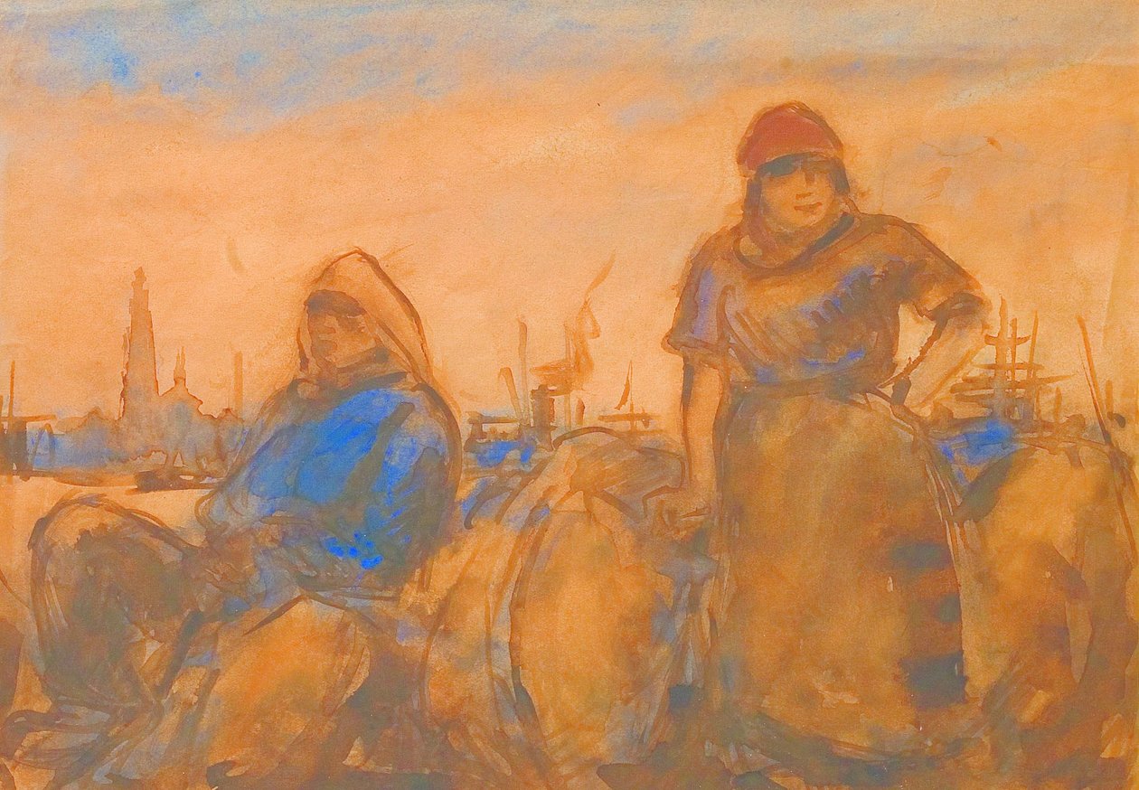 Au port - Eugeen van Mieghem