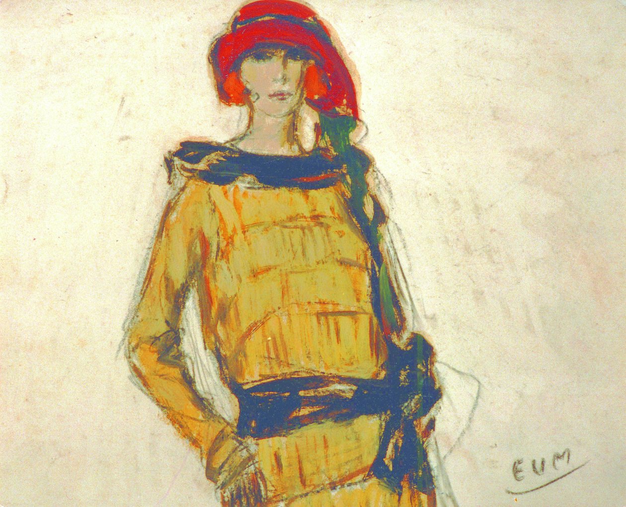Dame au chapeau - Eugeen van Mieghem