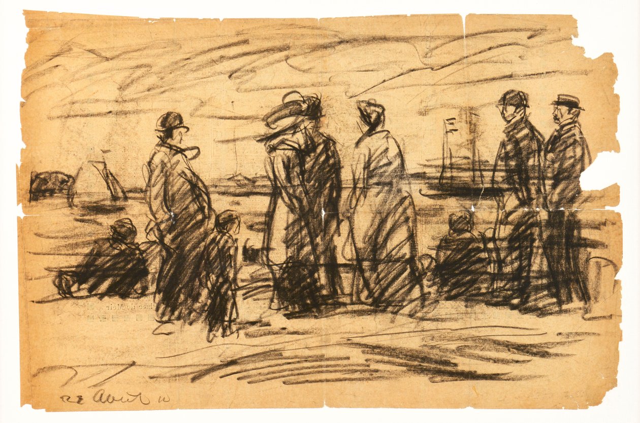Sur le ponton - Eugeen van Mieghem