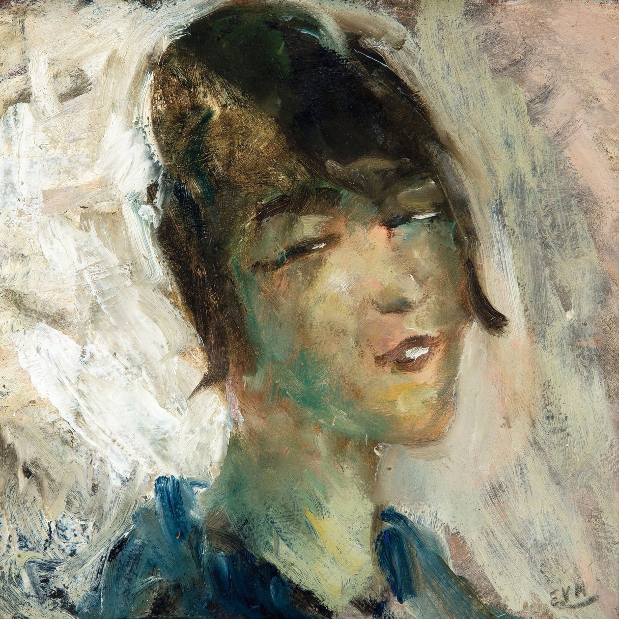 Portrait de femme - Eugeen van Mieghem