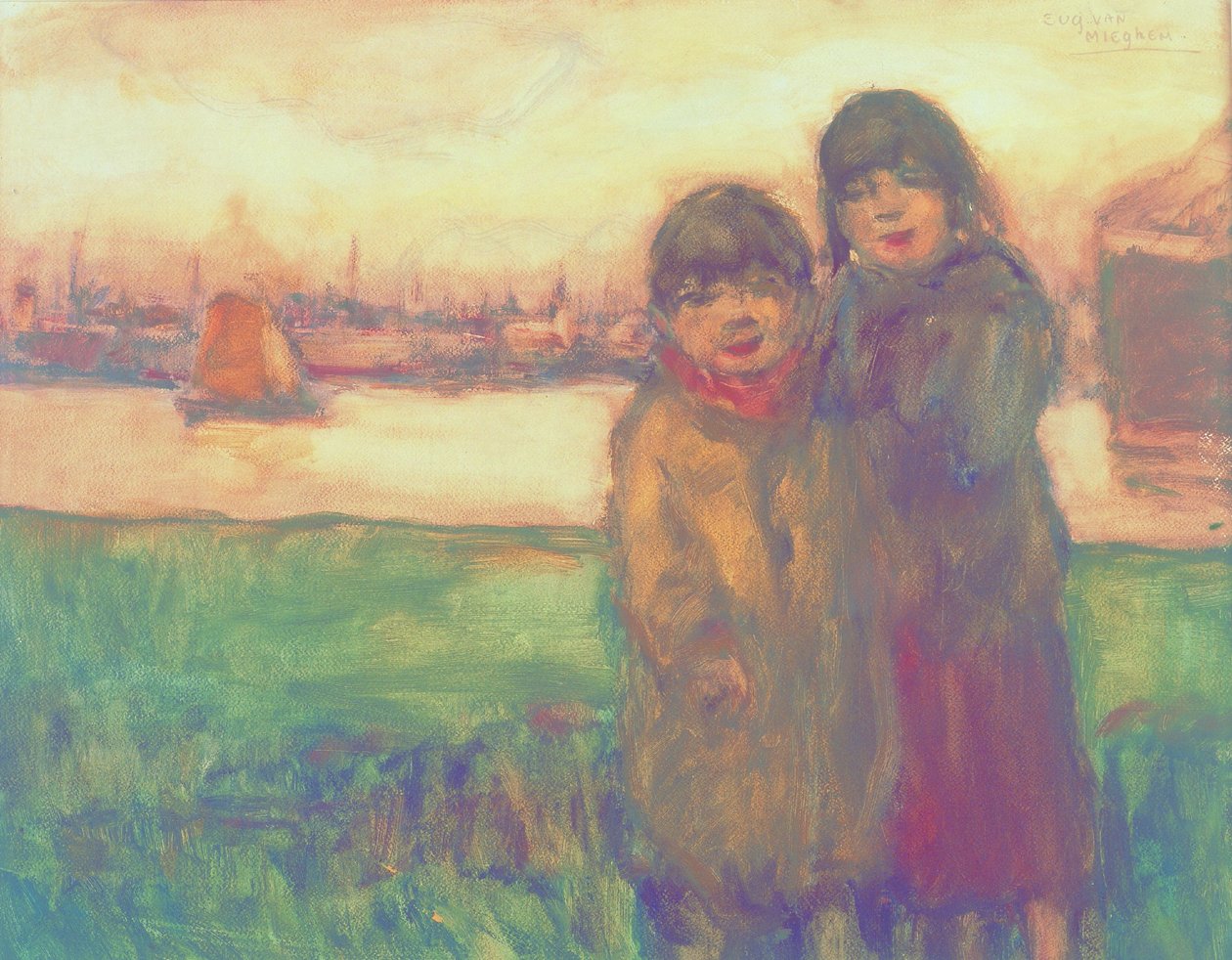Sœur et frère - Eugeen van Mieghem