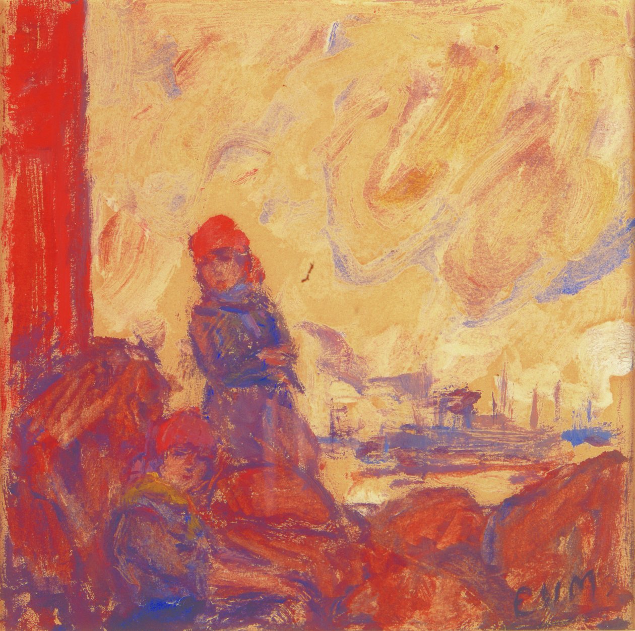 Deux femmes du port - Eugeen van Mieghem