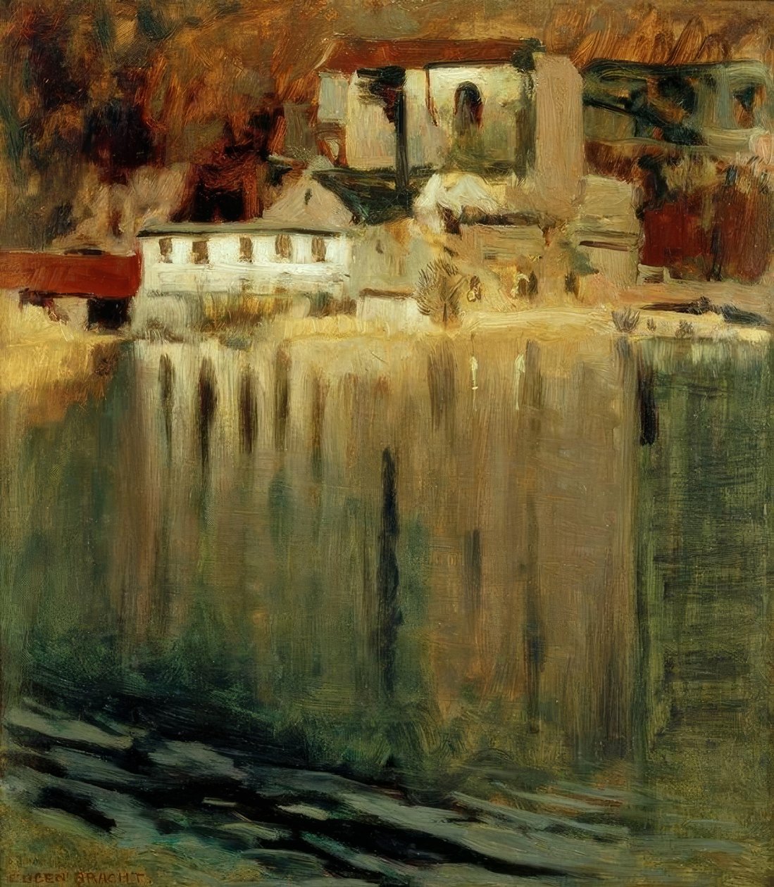 Moulin à gypse au bord de l
