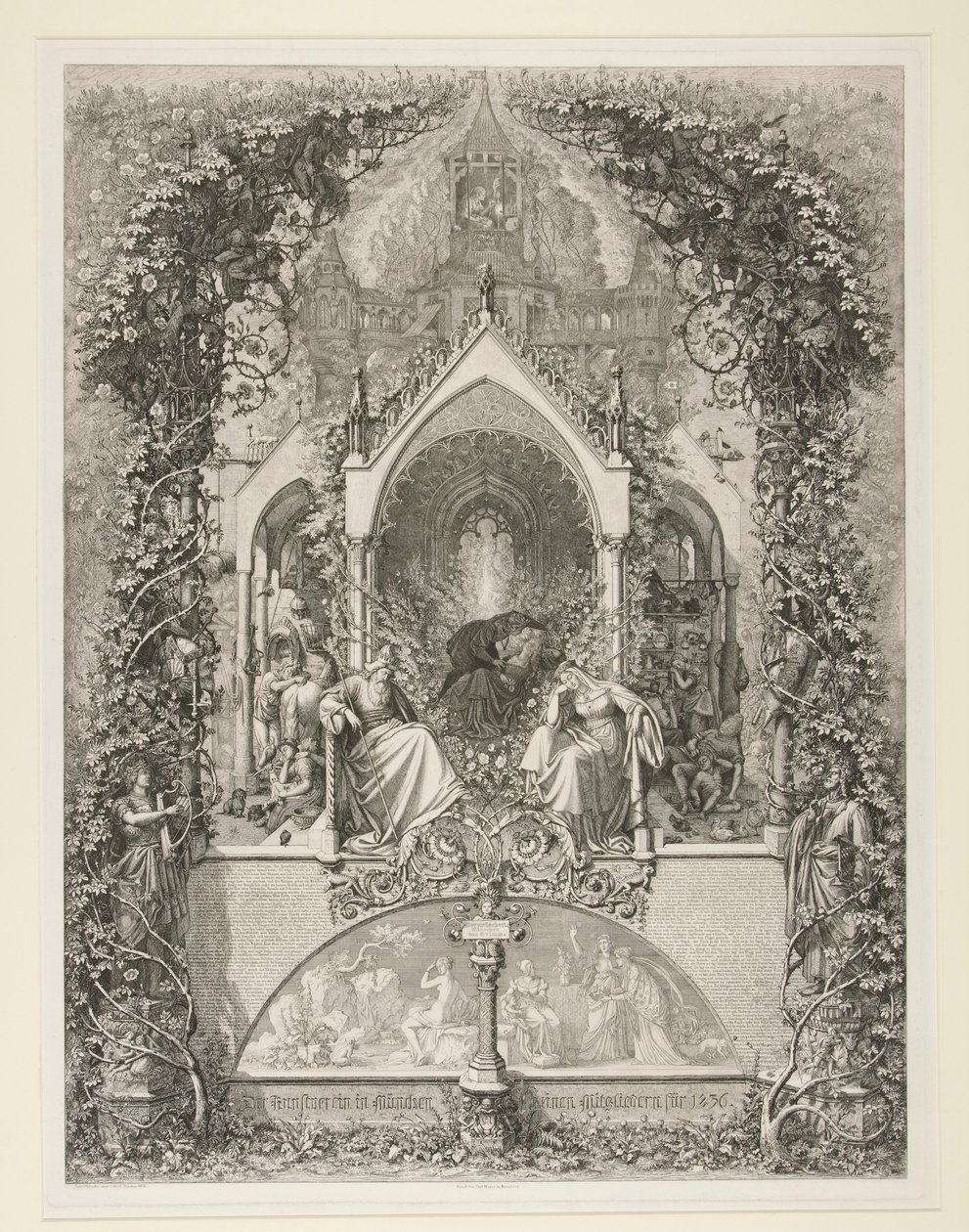 Dornröschen. Conte de Grimm - Eugen Napoleon Neureuther