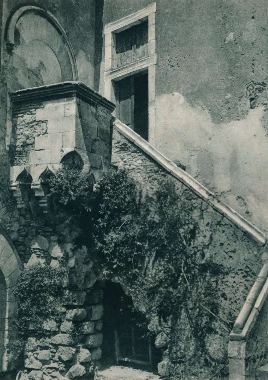 Un coin tranquille de Taormina, Sicile, Italie, 1927 - Eugen Poppel
