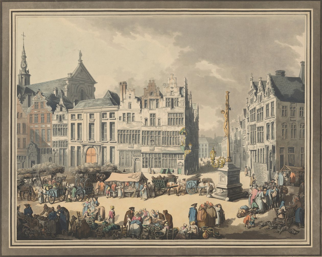 Place de Meir à Anvers, 1797 - Eugen Poppel