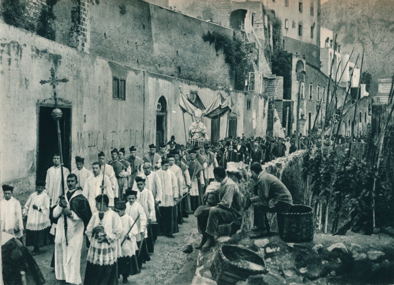 Procession, Capri, Italie, 1927 - Eugen Poppel