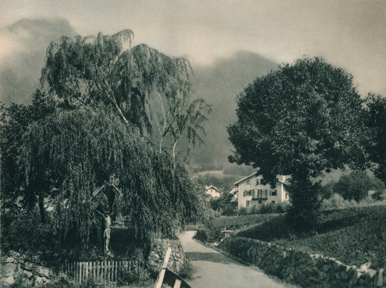 Route vers le château de Tyrol, Merano, Tyrol du Sud, Italie - Eugen Poppel