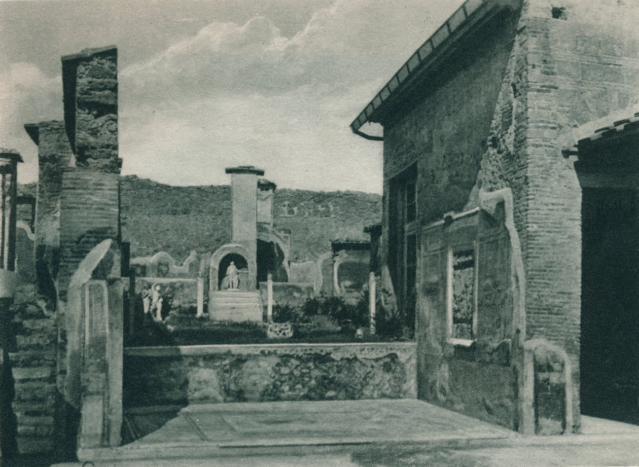 Rue montant vers le forum, Pompéi, Italie, 1927 - Eugen Poppel
