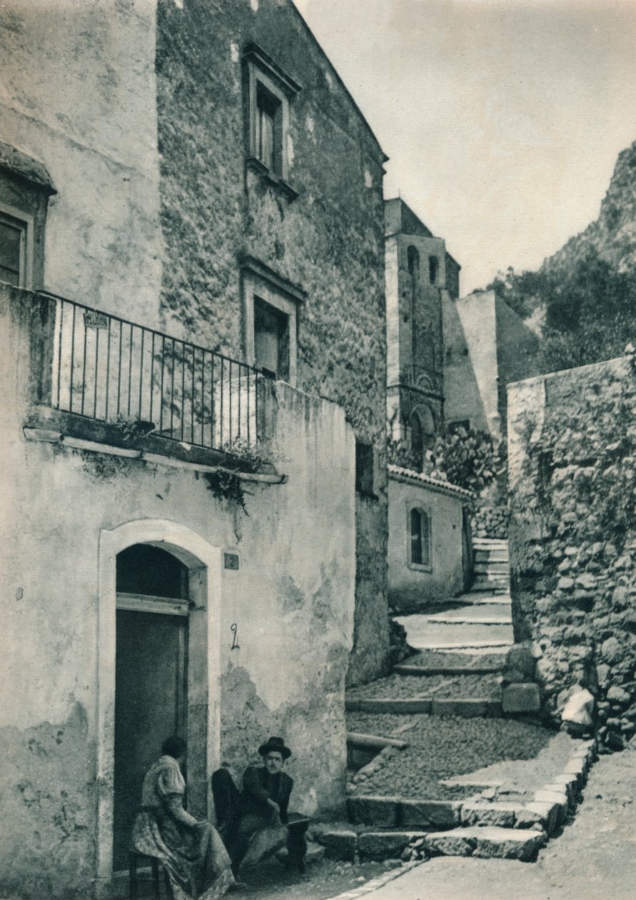 Rue à Taormina, Sicile, Italie, 1927 - Eugen Poppel