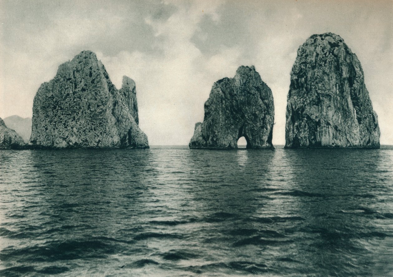 Les Faraglioni, Capri, Italie, 1927 - Eugen Poppel
