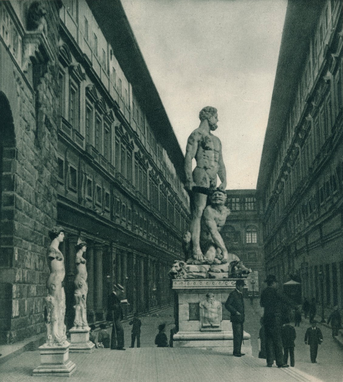 Galerie des Offices, Florence, Italie, 1927 - Eugen Poppel