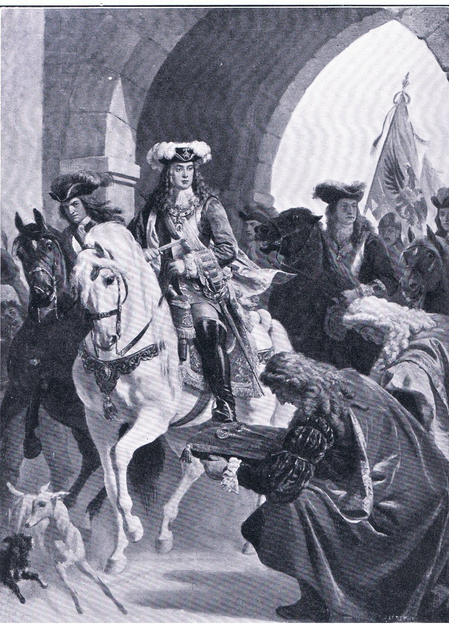 Les Autrichiens entrant à Belgrade, illustration de Repères dans l