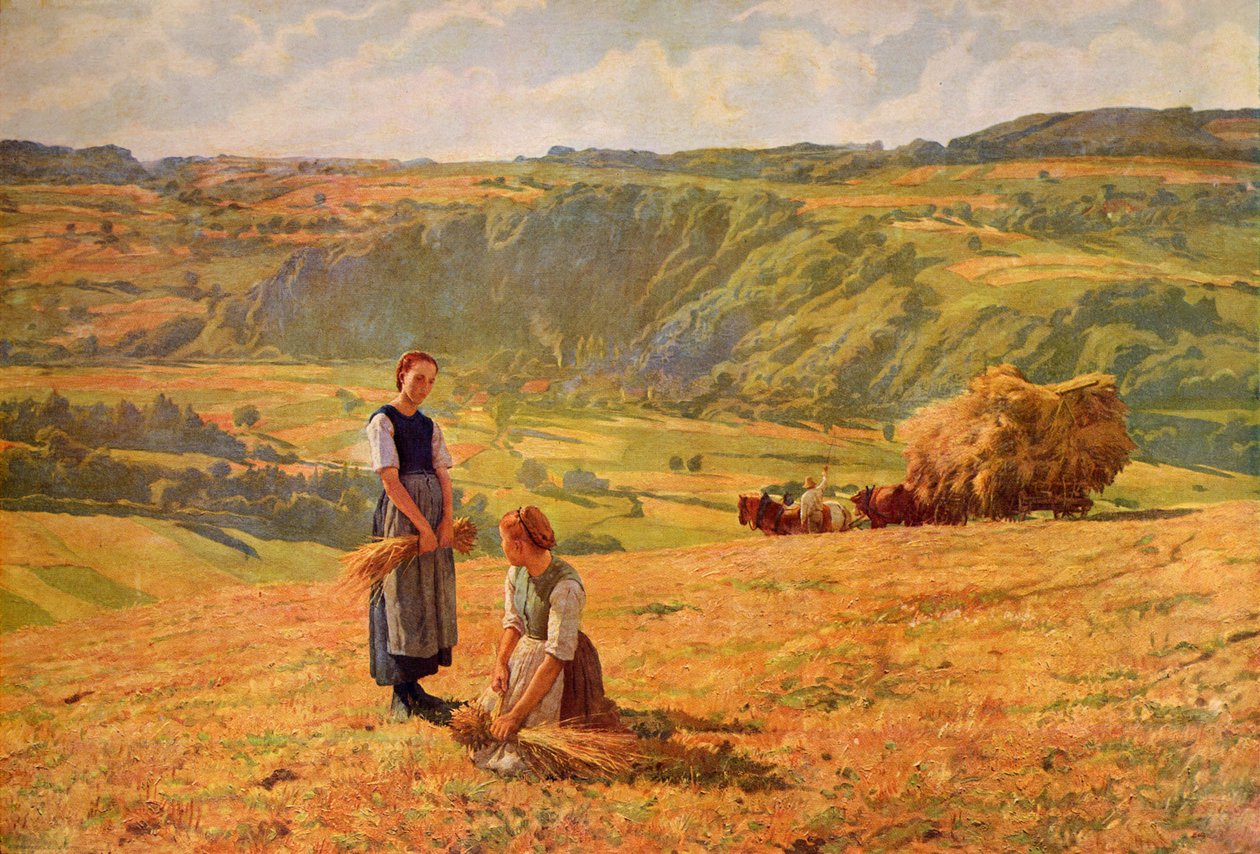 Les Glaneuses - Eugene Burnand