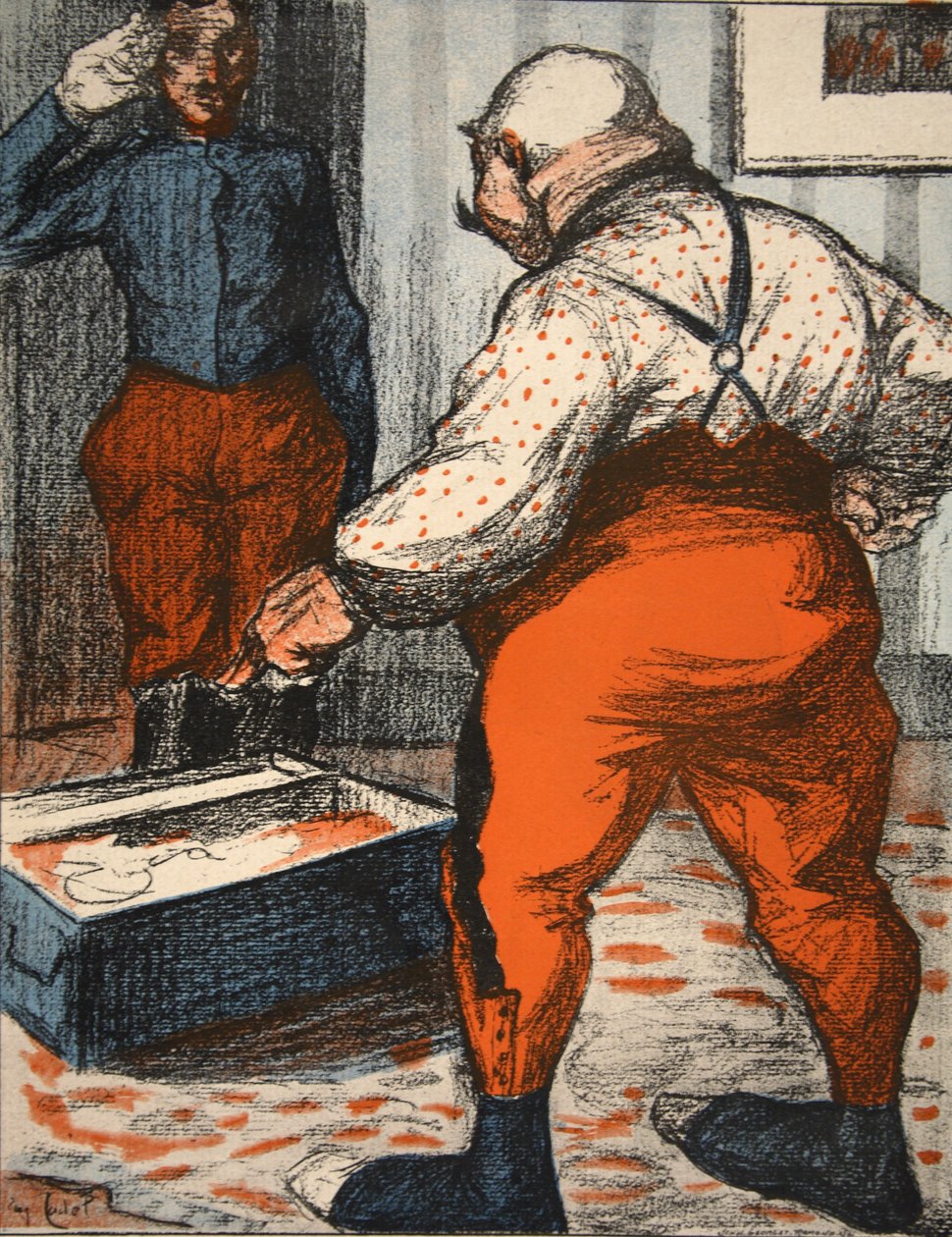 Un fonctionnaire supervisant l
