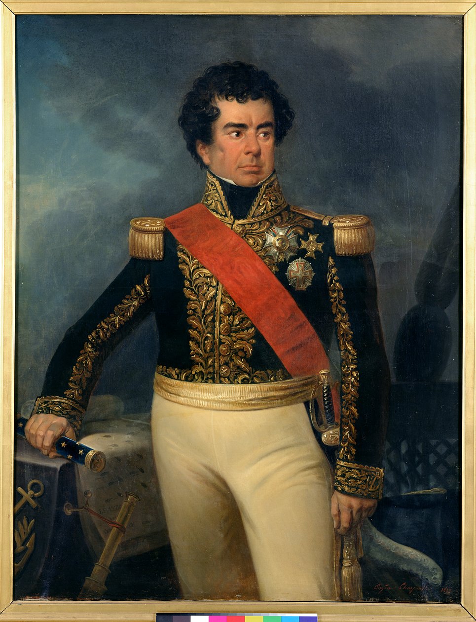 Portrait de Victor-Guy (1775-1846) Baron Duperré, 1839 - Eugene Charpentier