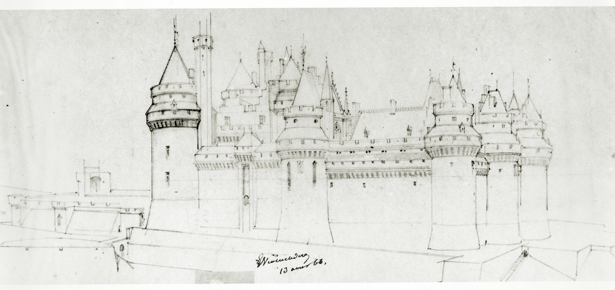 Château de Pierrefonds, 1866 - Eugene Emmanuel Viollet le Duc